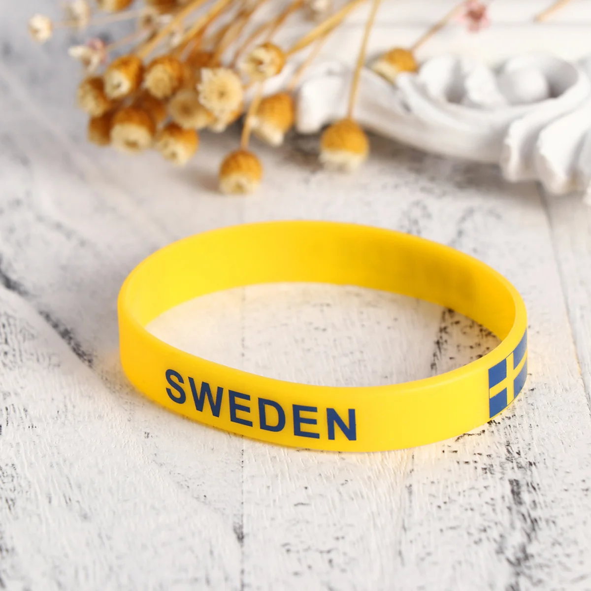 

5pcs Silicone Wristbands Country Flag Design Flexible Sports Cheer Bracelet Team Australia Flag Rubber Band National Symbol