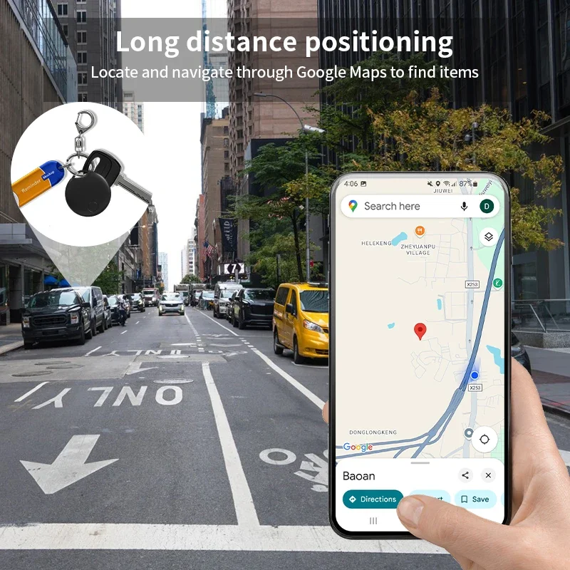 New Smart GPS Tracker for Android Tag Work With Android Google Find Hub Key Finder Pet Locator Smart Tag for Xiaomi Samsung
