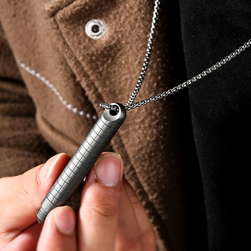 Titanium Alloy Tactical Pen EDC Tool Tungsten Steel Head Window Breaking Outdoor Survival EDC Tool