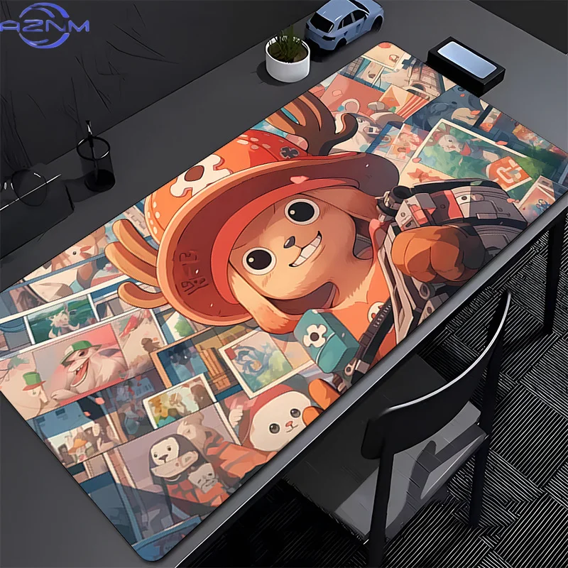 Mouse Pad one piece Tony Tony Chopper Anime Large Gamer Computer Mausepad Varmilo Keyboard Gaming Accessories Extended Desk Mat