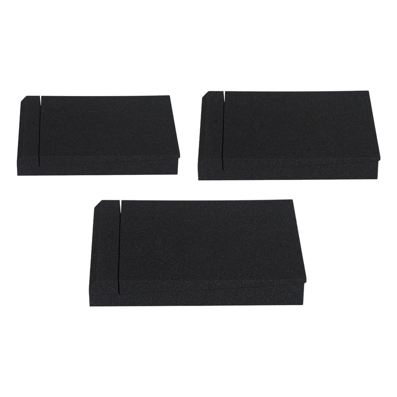 Speaker Foam Stand Studio Monitor Isolation Pad Fits Most Desktops Prevents Vibrations Tabletop Angled Sound Dampening Foam