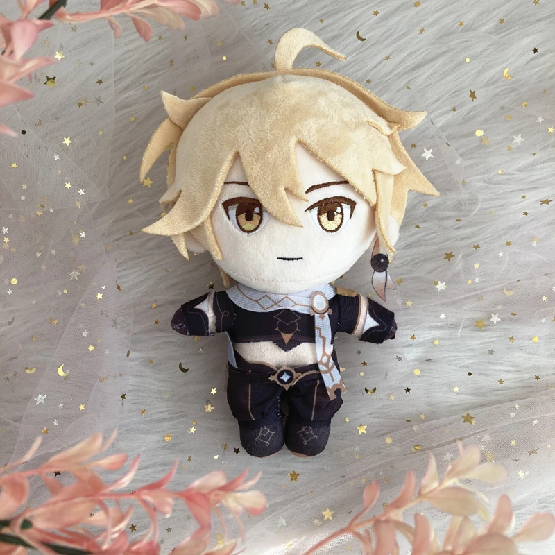 

20cm Anime Traveler Aether Cosplay Plush Doll Toy Genshin Impact Game Cute Soft Stuffed Pillow Kids Birthday Gift