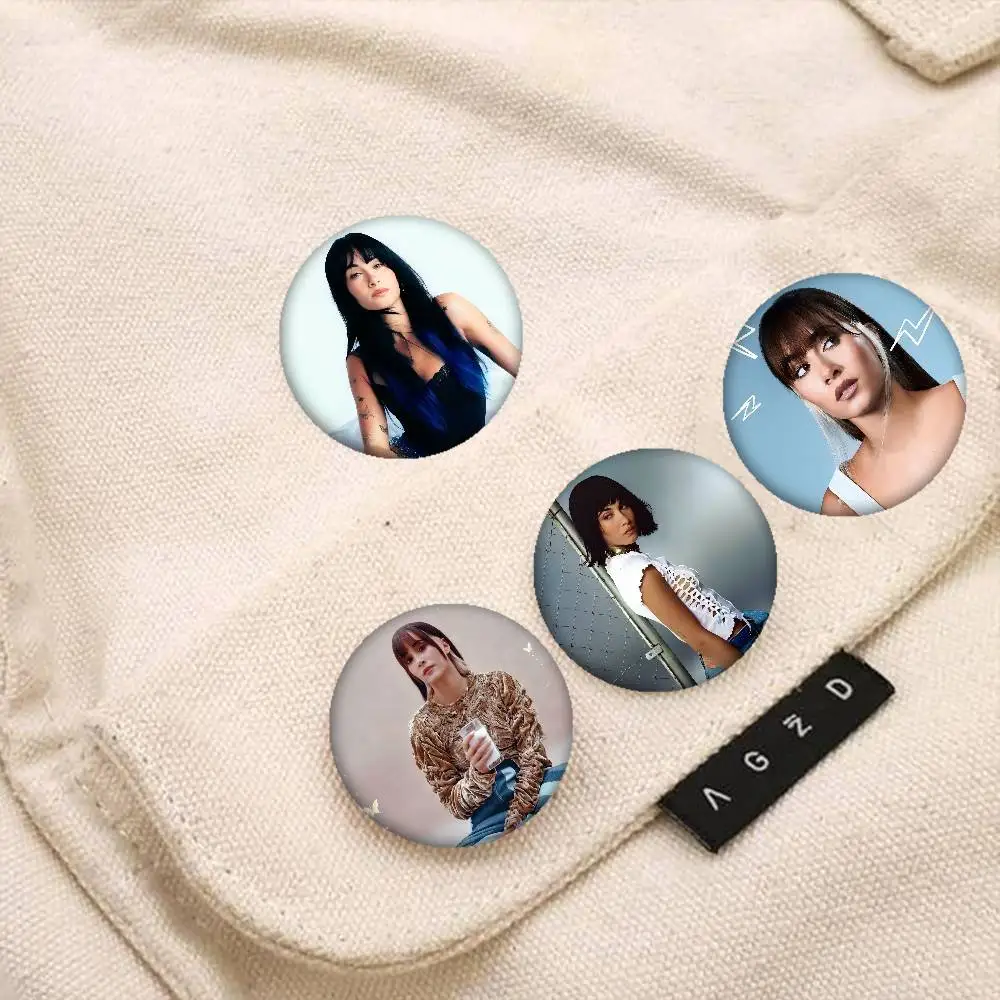 Aitana المغني أنيمي زر دبوس بروش اليدوية للملابس الكرتون شارة ظهره الديكور مجوهرات اكسسوارات #1