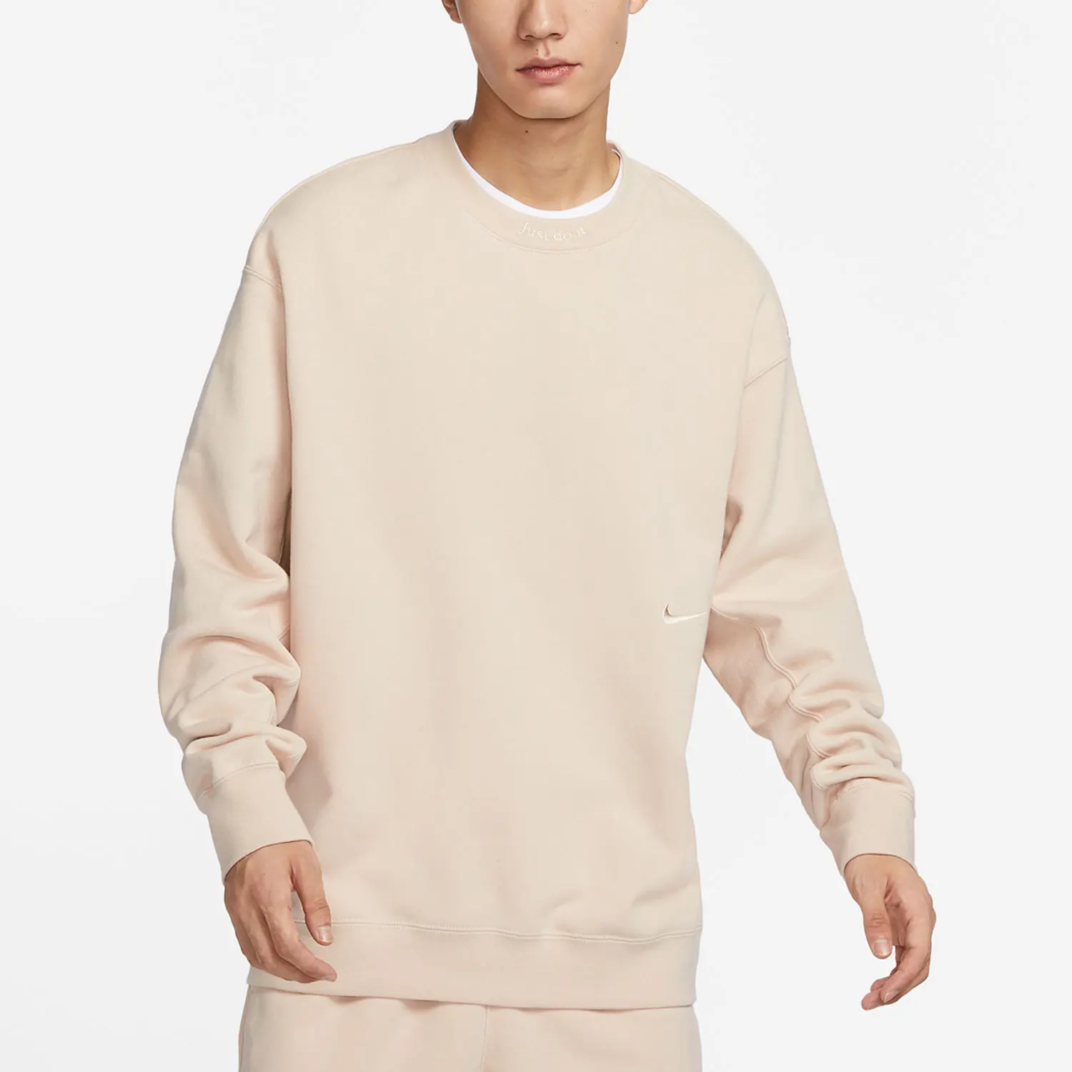 

Nike Genuine New Men's Breathable Casual Minimalist Round Neck Sweatshirt FV8592-126