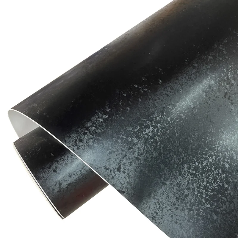 

Премиальный черный кованый рулон виниловой пленки из углеродного волокна с самоклеющейся упаковкой автомобильной наклейки с отверстием воздуха