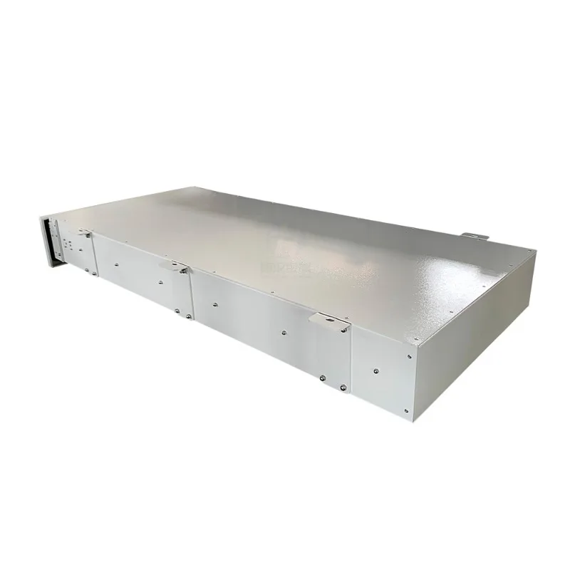 1700Mm aluminium tray with heavy-duty slide rail and gas strut support cover for black storage