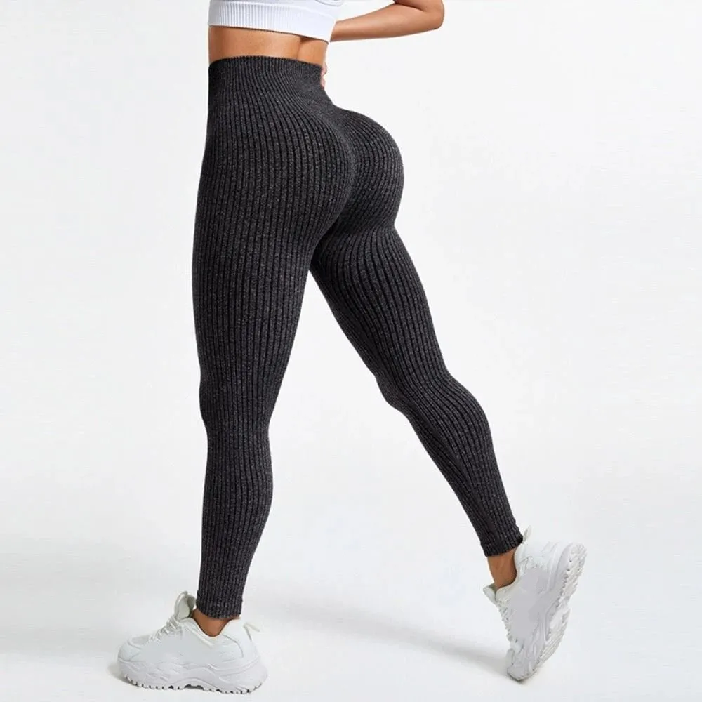 

Fitness Women Yoga Long Pants High Waist Tummy Control Sports Running Pants Seamless Skinny Women Yoga Leggings Outdoor
