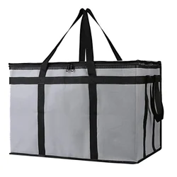 Large Capacity Picnic Bag Portable Insulated Food Pizza Delivery Bags For Food Warming Cooler Grocery Bag For Party Camping ﻿