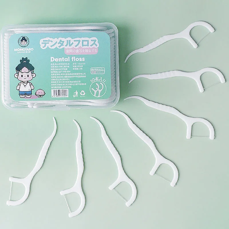 

Disposable Dental Floss Stick For Adults High Tensile Strength Is Not Easy To Break Cleaning And Nursing Dental Floss Teeth Care