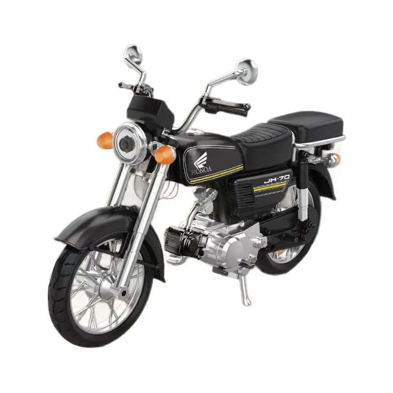 Model motocykla w skali 1/10, wykonany ze stopu 70, klasyczny motocykl, zabawka, odlewany model motocykla z metalu, symulacja, prezent dla dzieci.