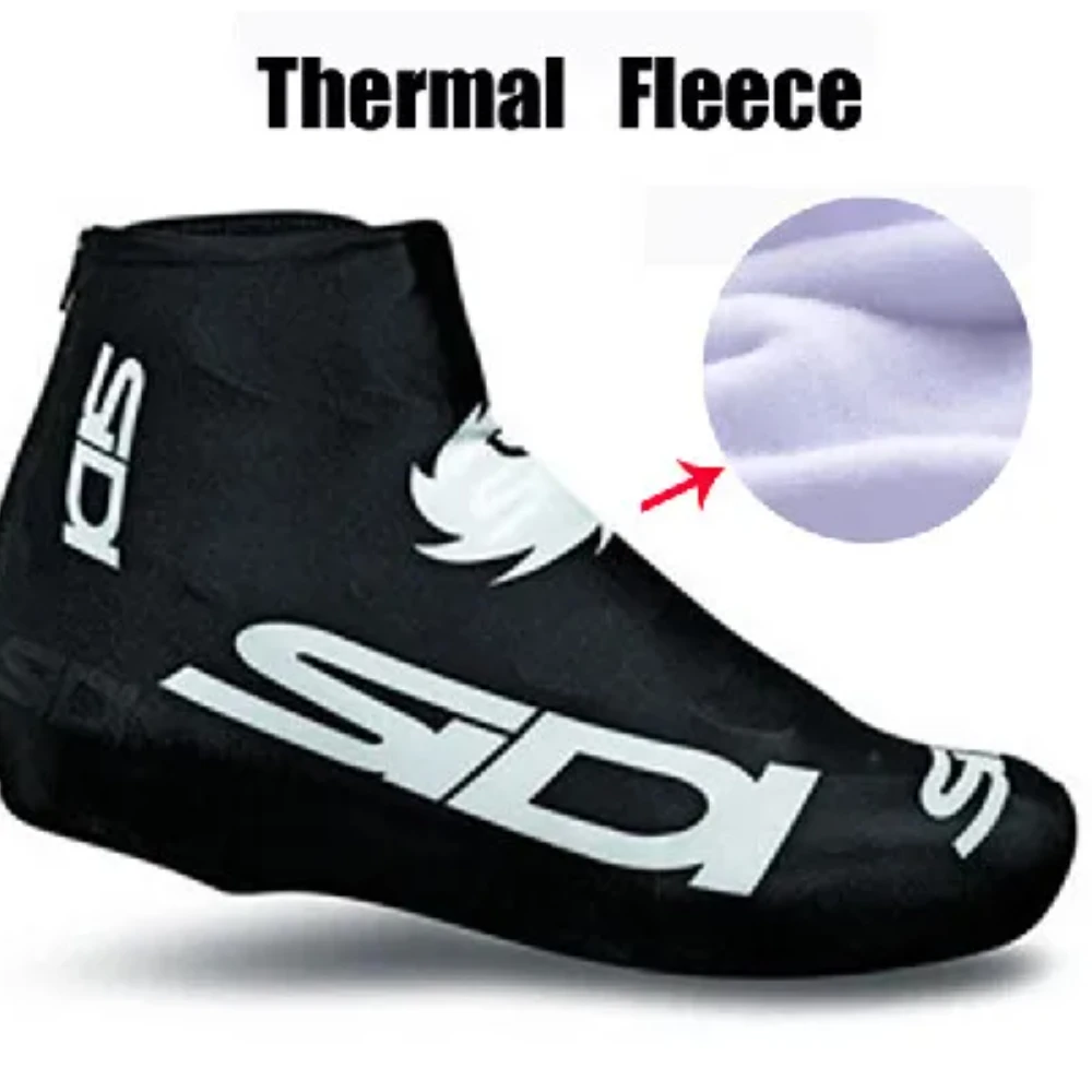 1 pair Cycling Shoe Covers Fleece Thermal Dustproof Man Woman Overshoes Road Bicycle Bike MTB Winter Cycling Shoe Cover