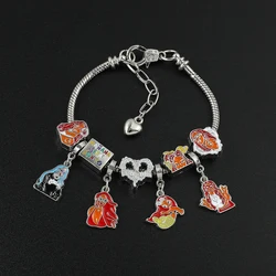 Hot Singer Karol G Bracelet Cute Enamel Charm Beads Bracelets for Women DIY Bangle Girls Party Jewelry for Fans Gift Accessories