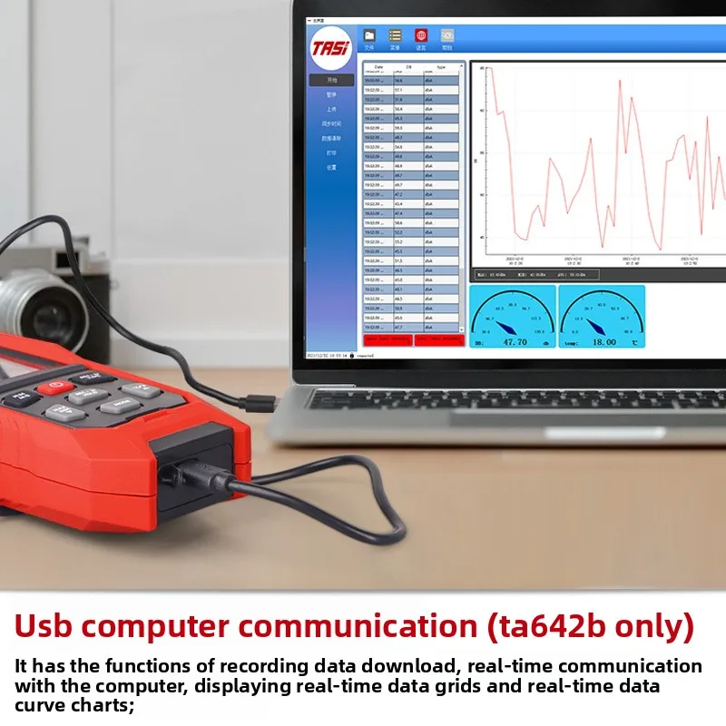 

Anemometer TA642A Portable Digital Anemometer, Air Volume Tester, Handheld Anemometer
