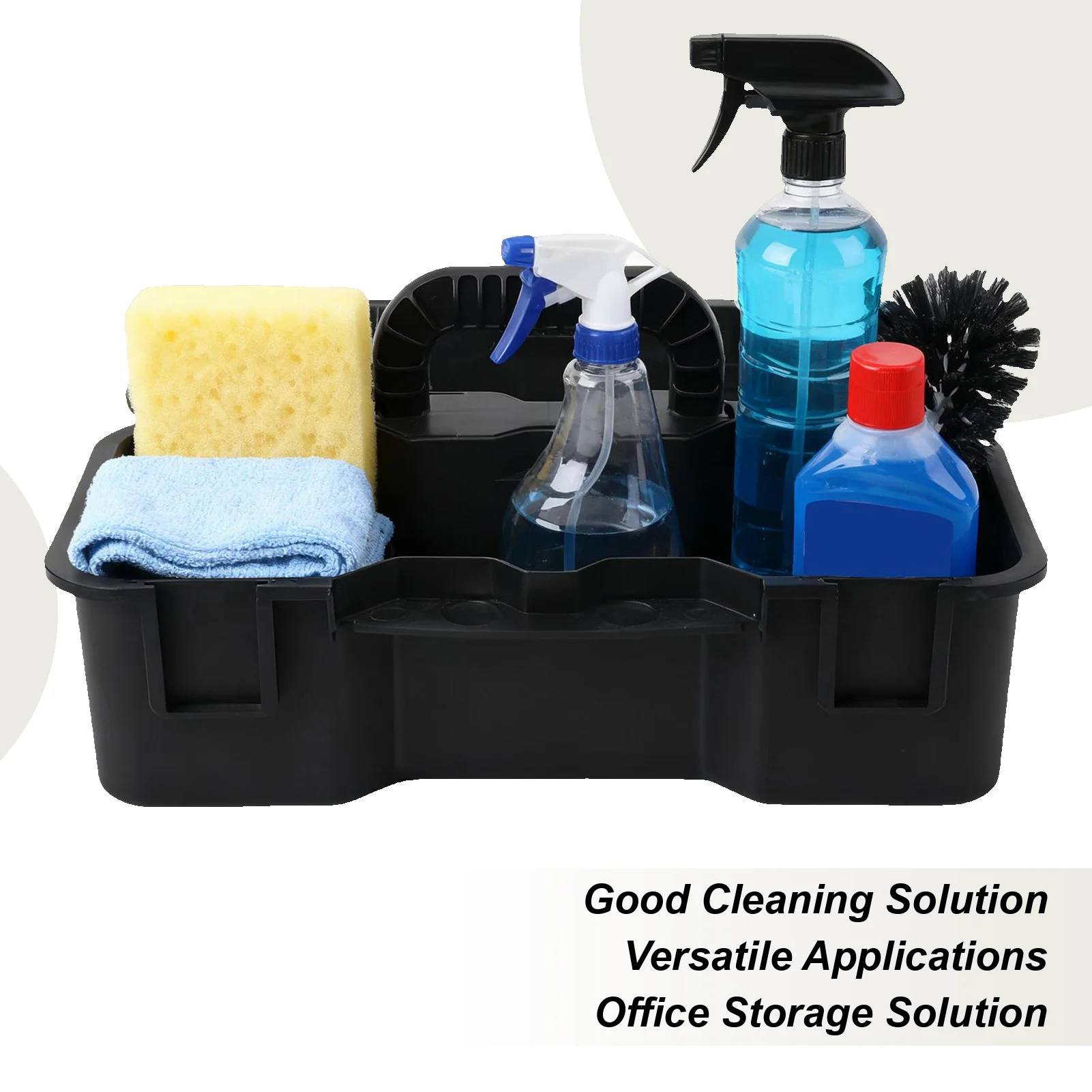 

Чистящая корзина с ручкой Многоцелевой инструмент для ухода за автомобилем с ручкой Маленькая чистящая корзина для душа Спальня Прачечная Кухня