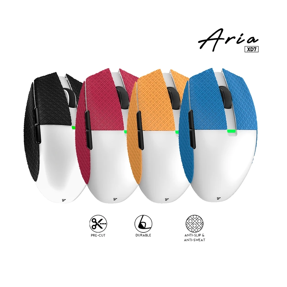 Original Mouse Skates For FANTECH Aria XD7 White Mouse Feet Glide Also Have Anti Slip Sticker Anti Sweat Stickers Tape Non-slip