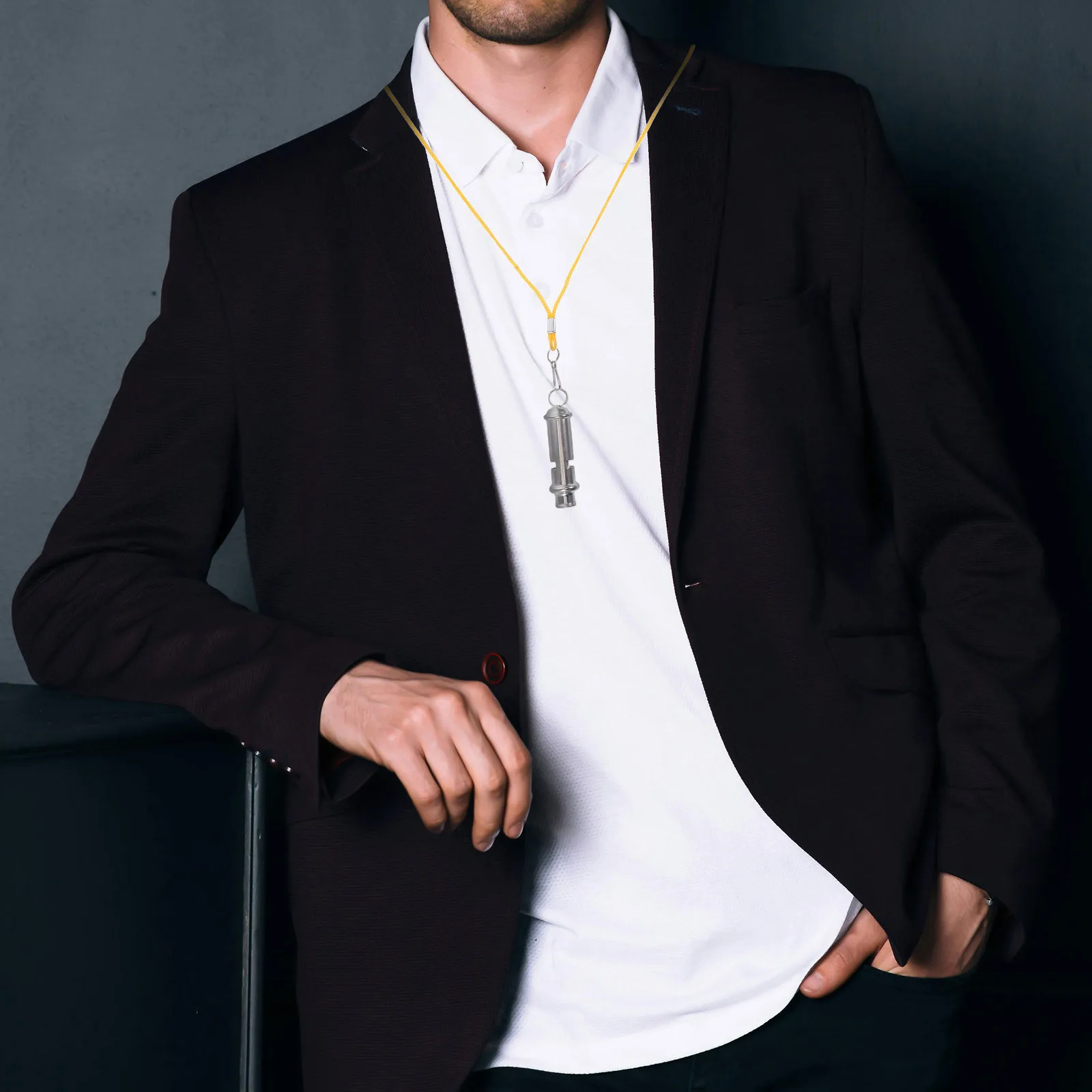 アウトドアサバイバルホイッスル ステンレス鋼 長距離音 ハイキング キャンプ 緊急時 犬鳩の訓練 ポータブルキーホルダー