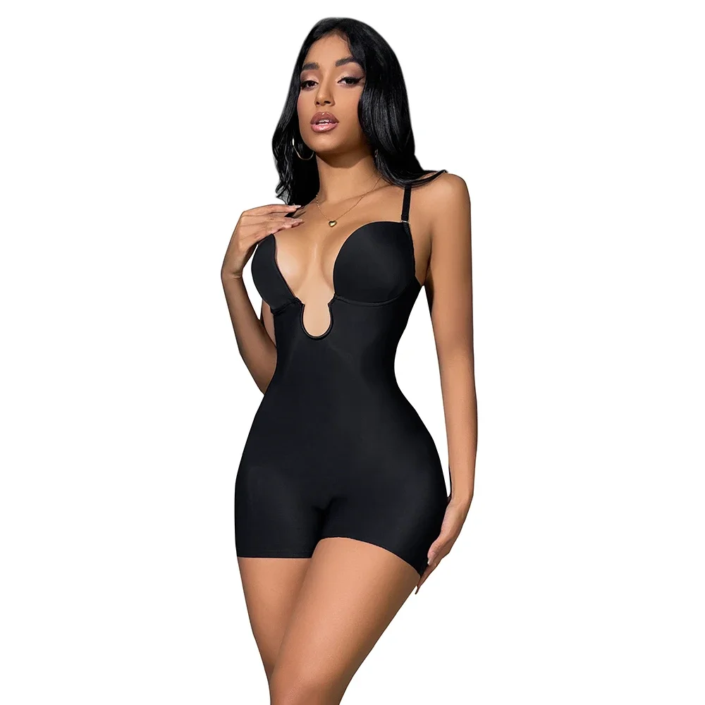 Bodysuit Women Shapewear Body Shaper With Cup Compression Bodies Belly Sheath Waist Trainer Reductive Slimming Underwear