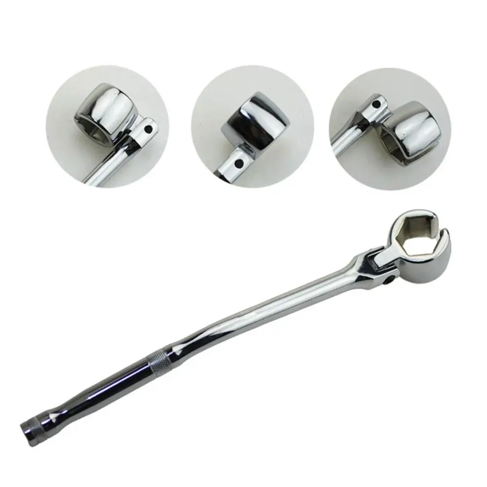 

O2 Sensor Tool Offset 6-Point Oxygen Sensor Socket Tool Flexible Sensor Socket Removal Tool Offset 6-Point Oxygen Sensor Socket