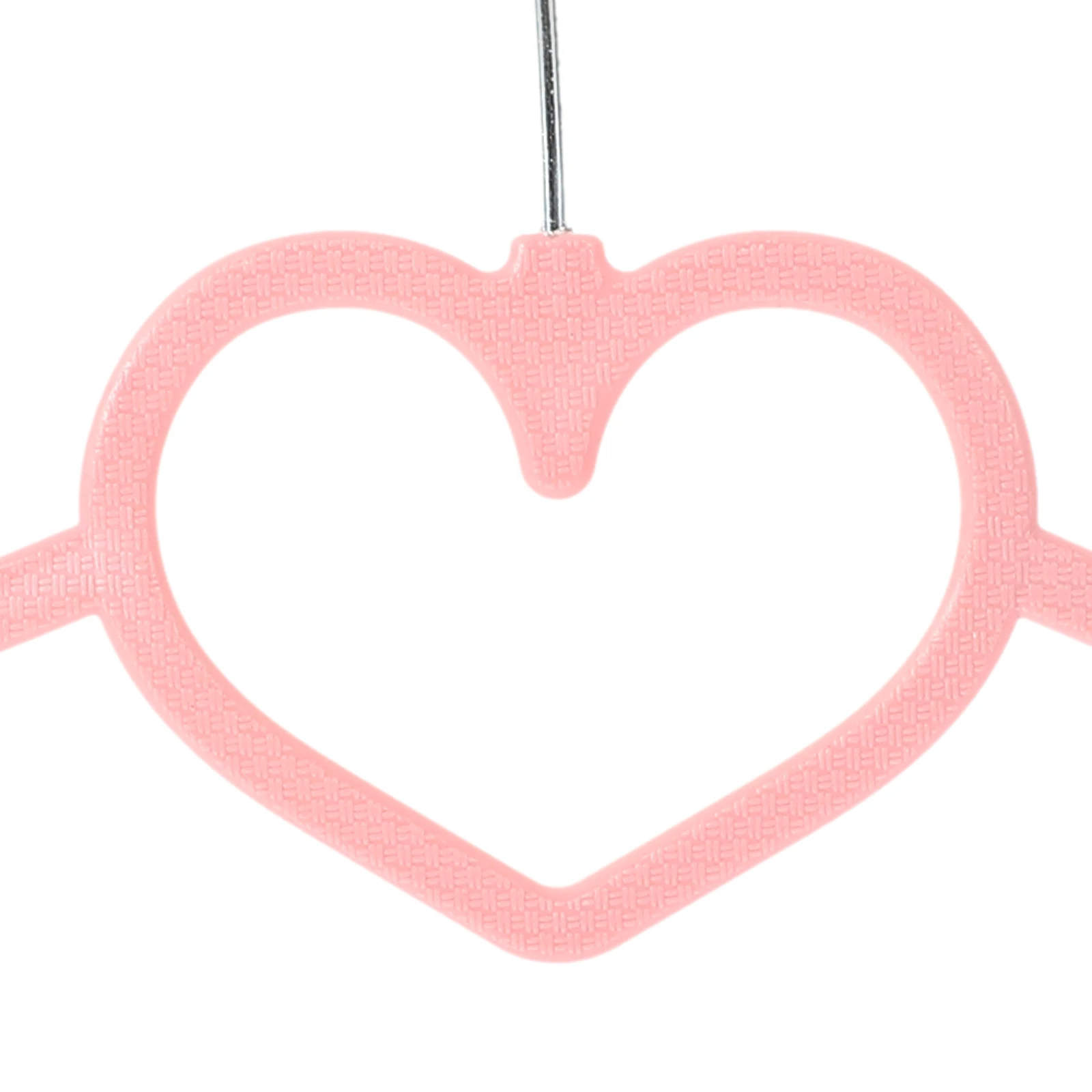 

15 PCS Love Clothes Drying Rack Suit Hangers Coat Clothing Pink Heart Cute Shaped Baby
