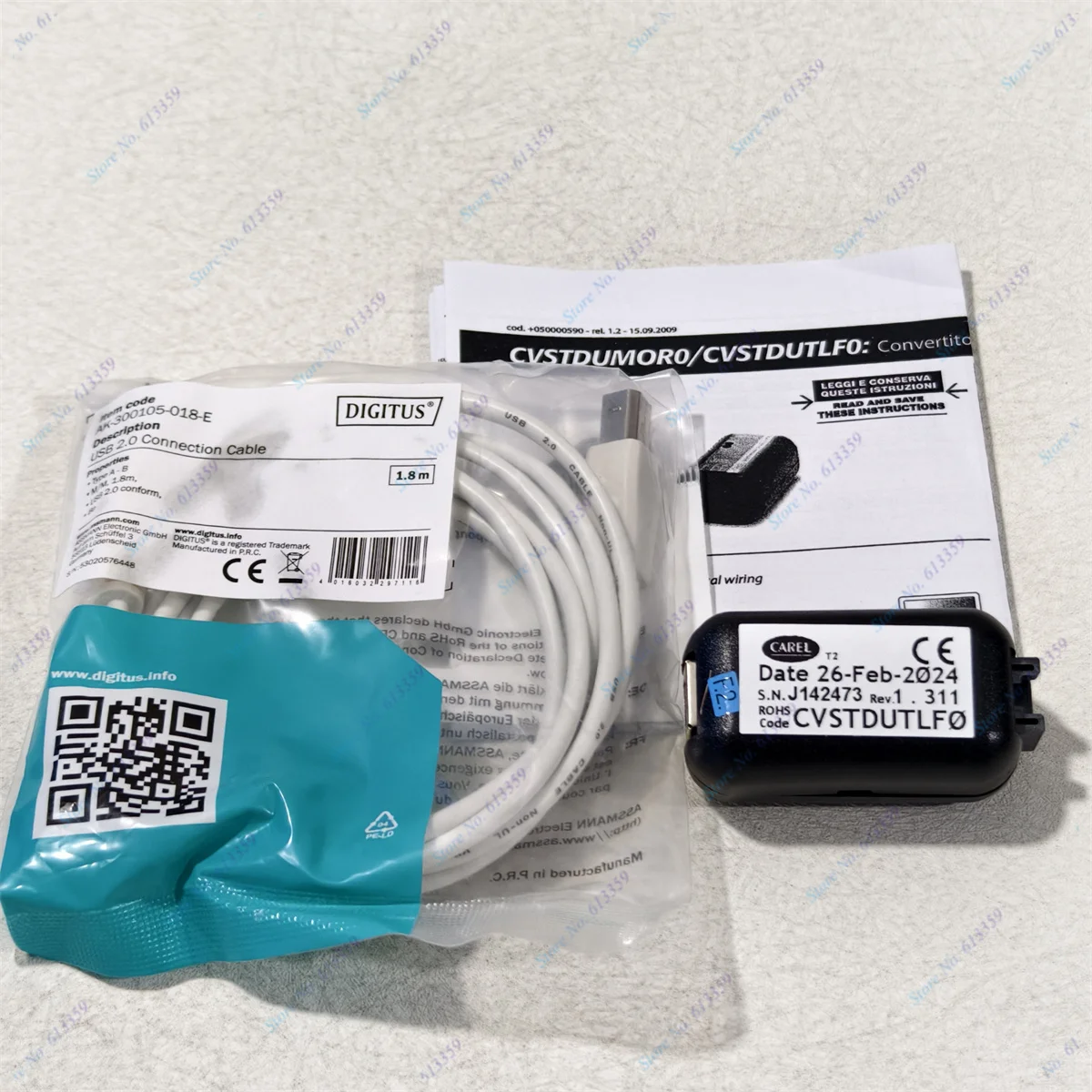 CAREL-محول اتصال حقيقي ، CVSTDUTLF0 ، جديد ، أصلي