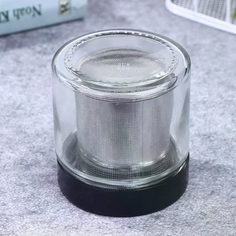 Hot Sale Jewelry Cleaning Jar Washing Cup Glass Cleaning Pot With Dustproof Lid For Watchmaker For Beads Necklace Rings
