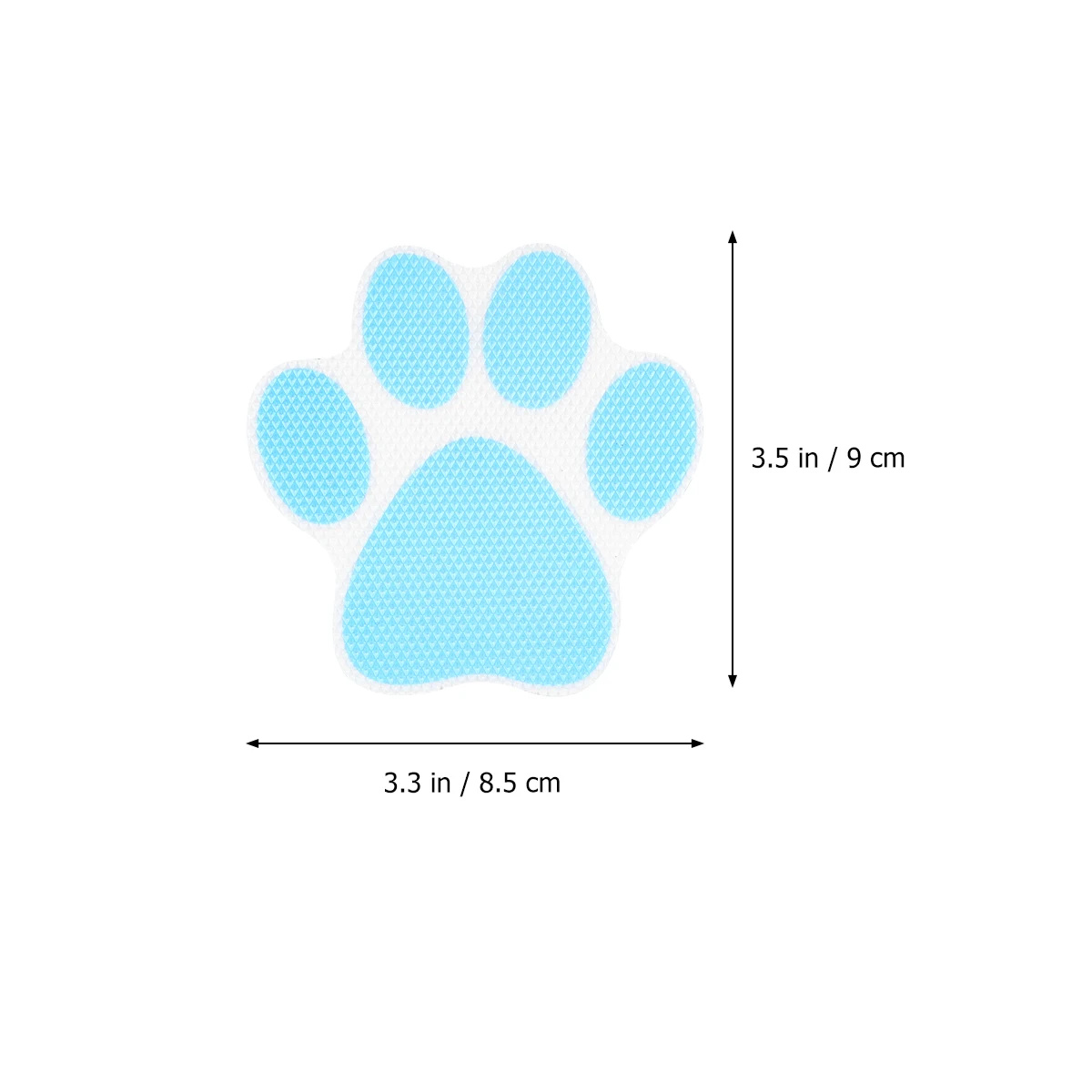 

20pcs Slip Stickers Bathtub Paw Print Floor Decal Blue Shower Grip Anti-Slip Decals For Bathtub Anti Slip Bath Tub Cartoon Home