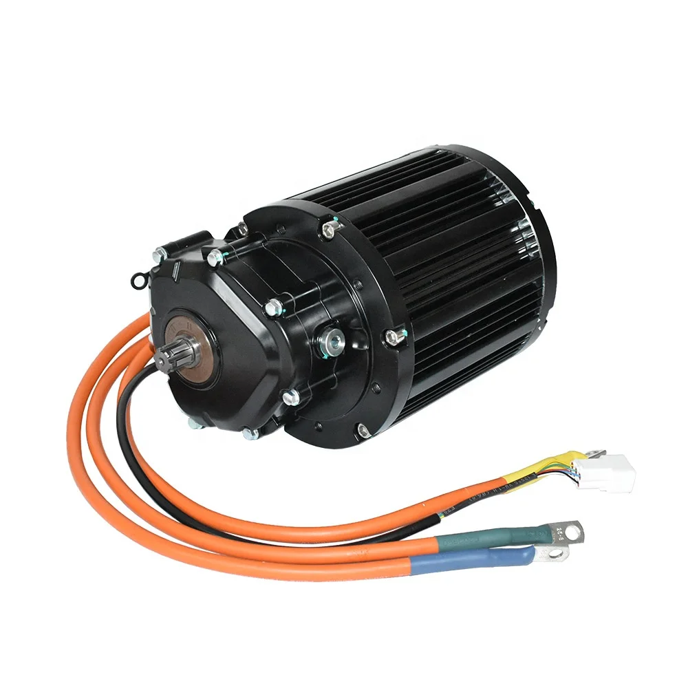 

QS138 90H 4000W V3 PMSM 1:2.37 Internal Reduction Gear Box 72V Mid Drive Motor For Electric Motorcycle Moped DirtBike