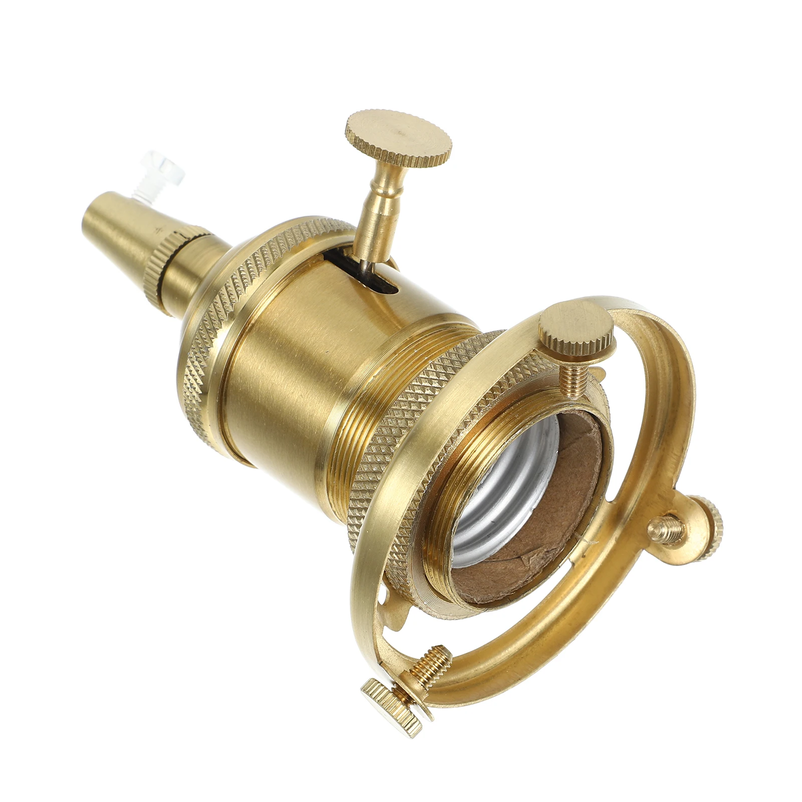 

Aluminum Copper Lamp Holder Socket Hanging Light Fixture E27 Ceiling Mount for DIY Living Room Cafe Hotel Decoration Pendant