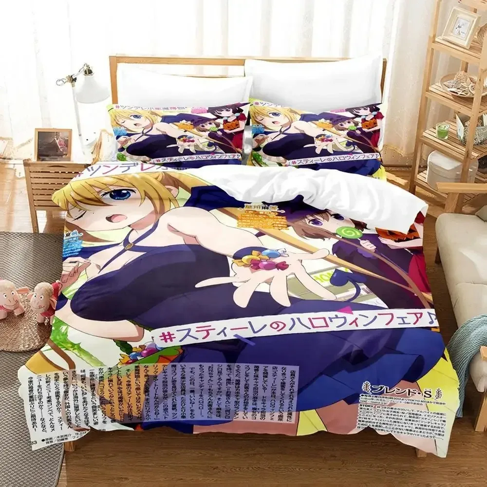 2024 3D Print Anime Kawaii Girl Blend S Bedding Set Single Twin Full Queen King Size Bed Set Adult Kid Bedroom Duvet cover Sets