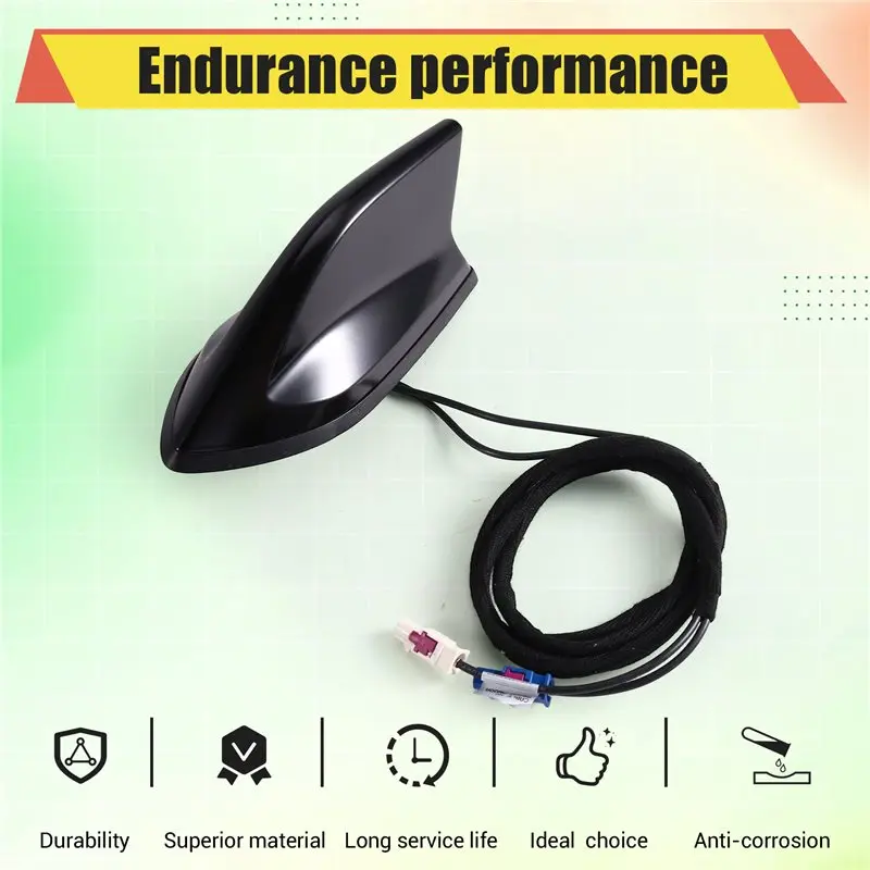 WOWFU-282060475R Black Car Shark Fin Roof Antenna Auto Aerial FM/AM Radio Signal For Renault Koleos Kadjar 2017-2019 - view 5