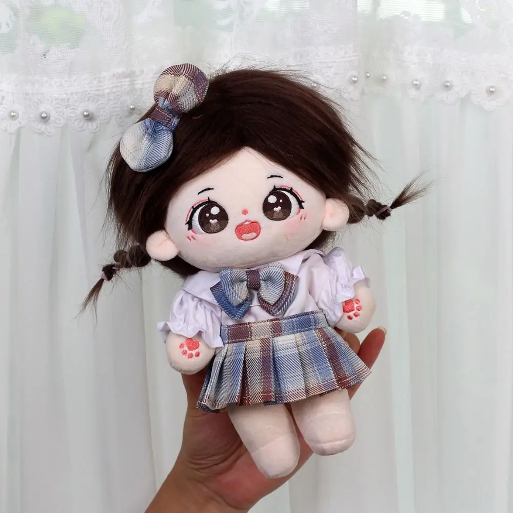 Spring Summer Cotton Doll Dress Princess Dresses Sweet Skirt 20cm Cotton Doll Clothes Dress Up Jk Dress Idol Dolls Skirt