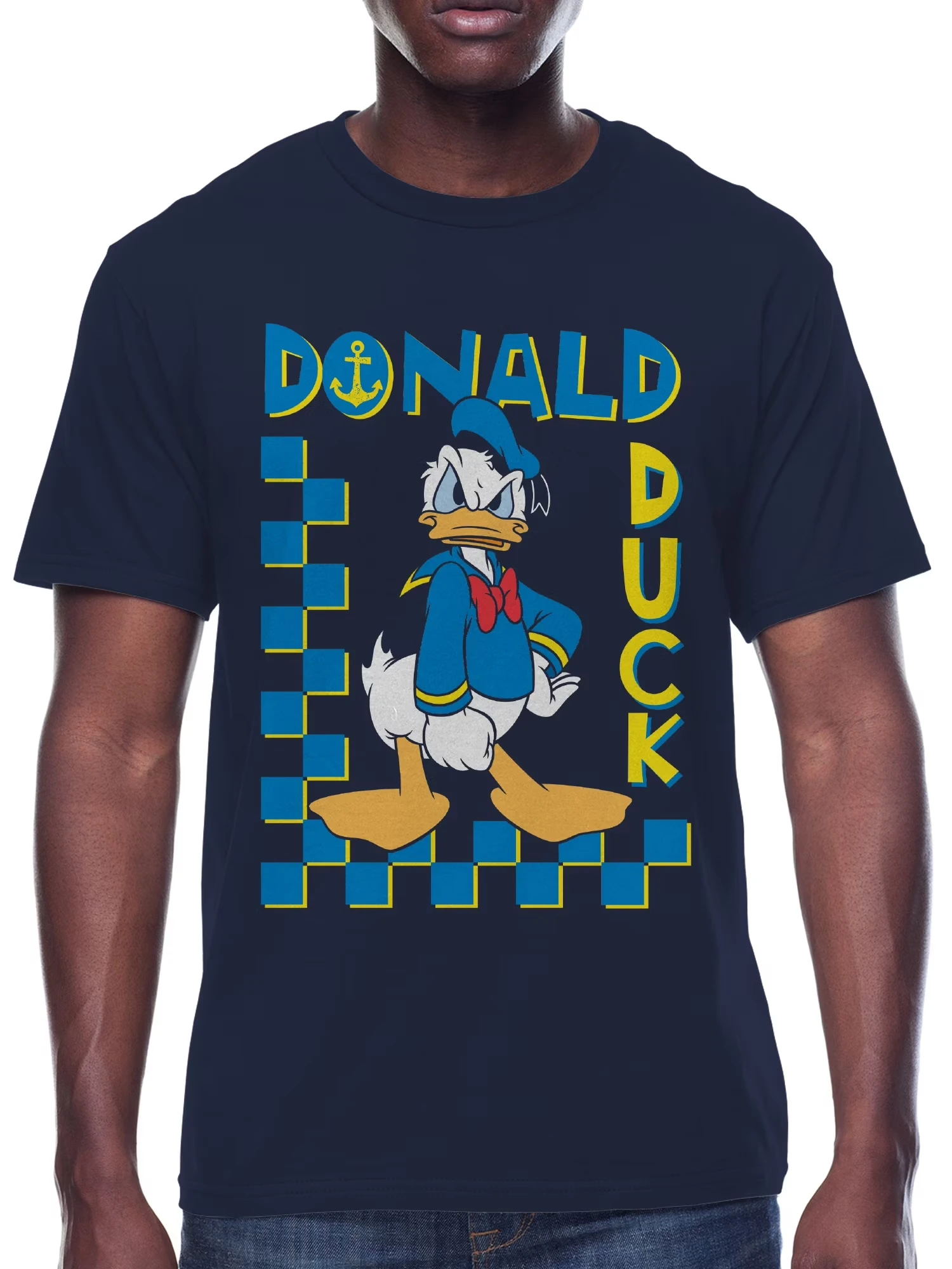 

Disney Donald Duck Men's Graphic Tee Casual And Fashionable Streetwear Unisex Couple's Clothing Oversized Shirt Y2k Clothes Tees