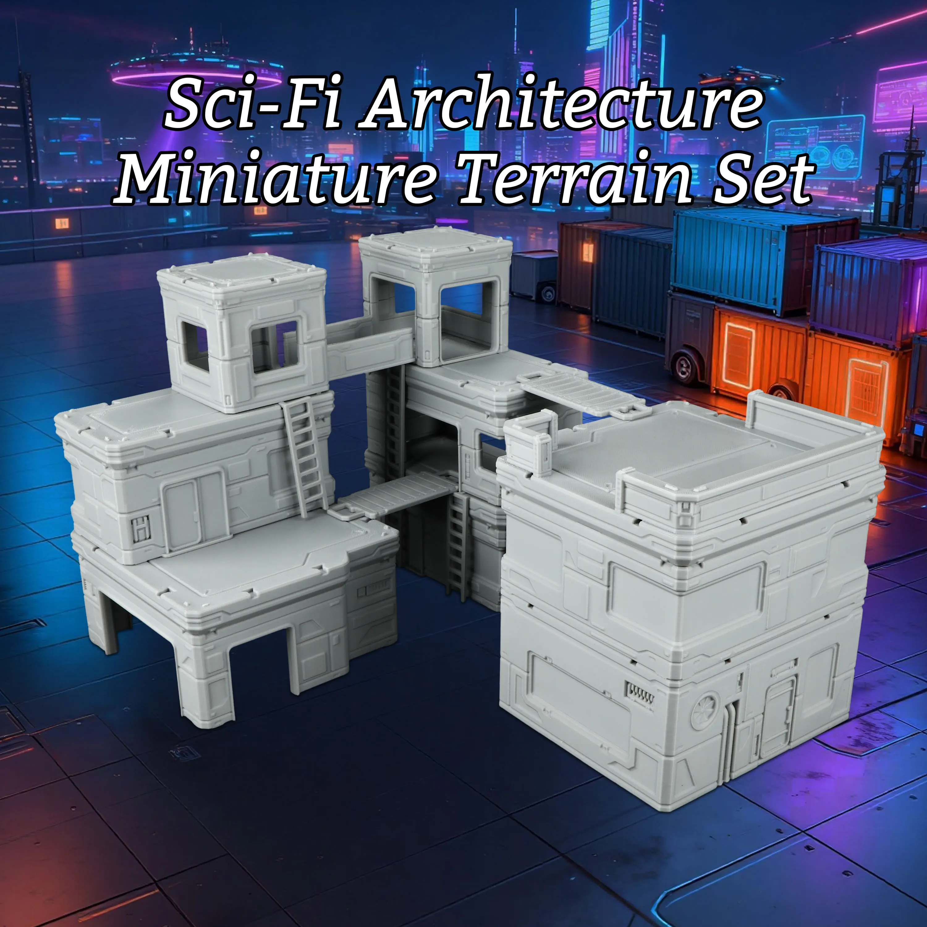 sci-fi-architecture-building-miniature-terrain-ttrpg-accessories-for-tabletop-rpgs-grey-plastic-gift-for-strategy-gamers