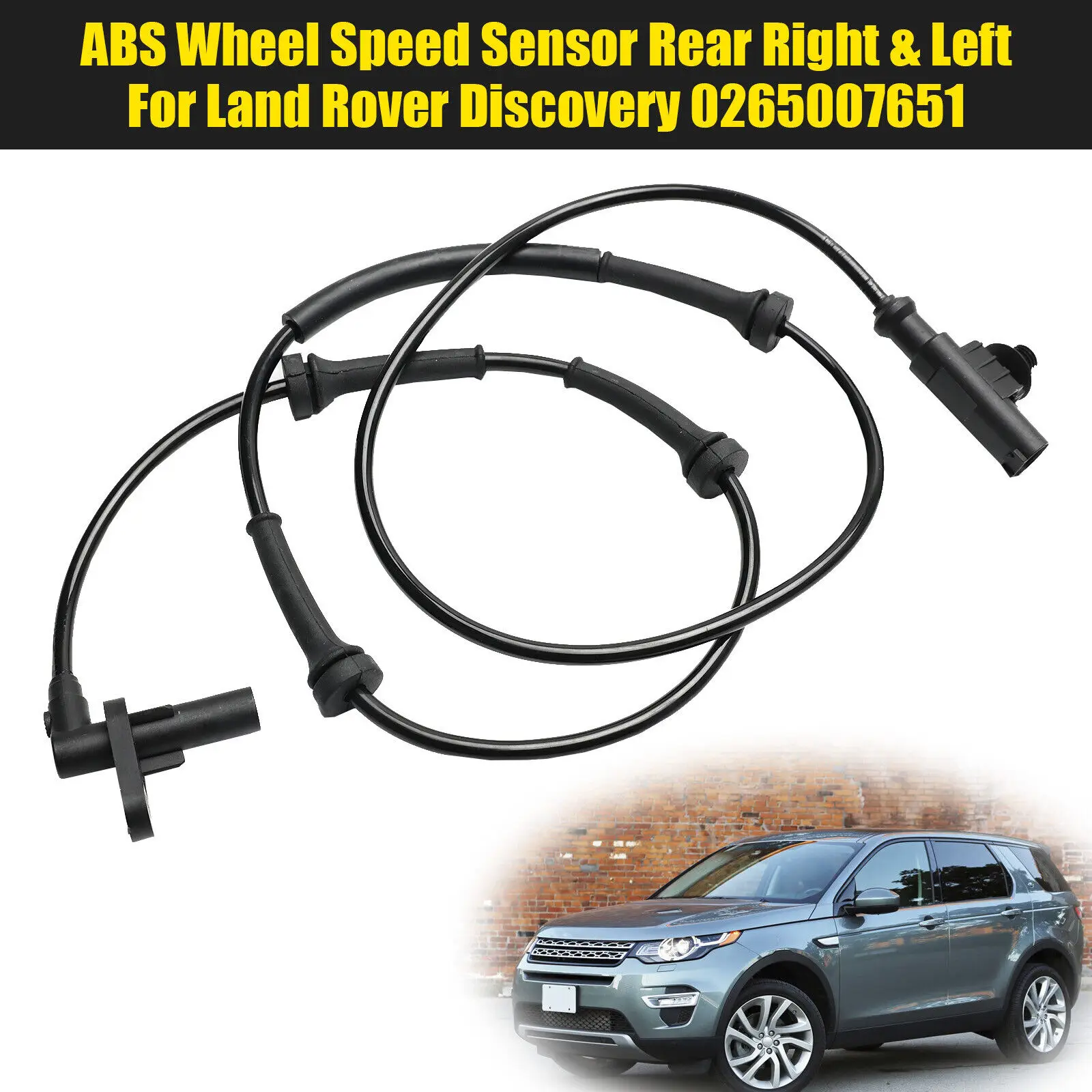 

ABS Wheel Speed Sensor Rear Right & Left For Land Rover Discovery 0265007651