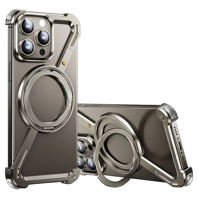 

For 17PROMAX bezel-less Z-case Samsung Galaxy S25 Ultra magnetic rotation