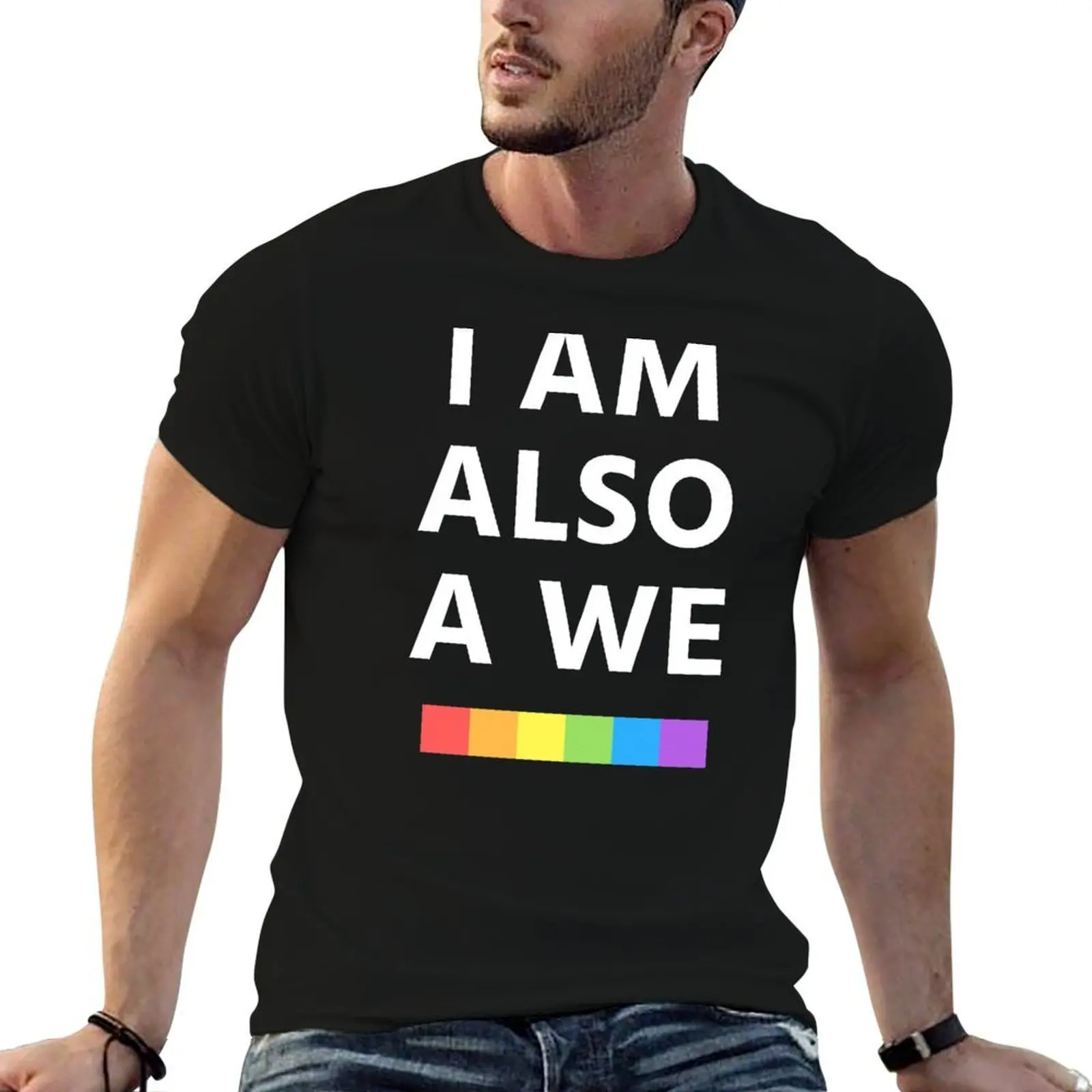 

I am also a we (Sense8) T-Shirt anime tshirt funny t shirts cotton man t shirt luxury T-Shirt