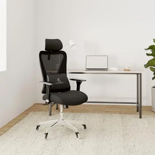 CleverSeat Ergonomic Office Chair Comfy [#1 in Tests] Swivel Chair | Ergonomic Chair with Breathable Mesh Back