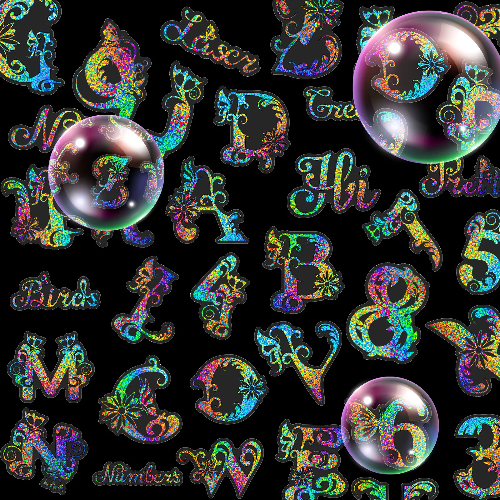 Bview Art 50Pcs Sil…