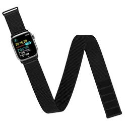 Nylon Loop Straps For Apple Watch Band 46mm 42mm 44mm 45mm 49mm 40mm 41mm Armband/Ankle Bracelet iWatch Series 10 9 8 Se Ultra 2