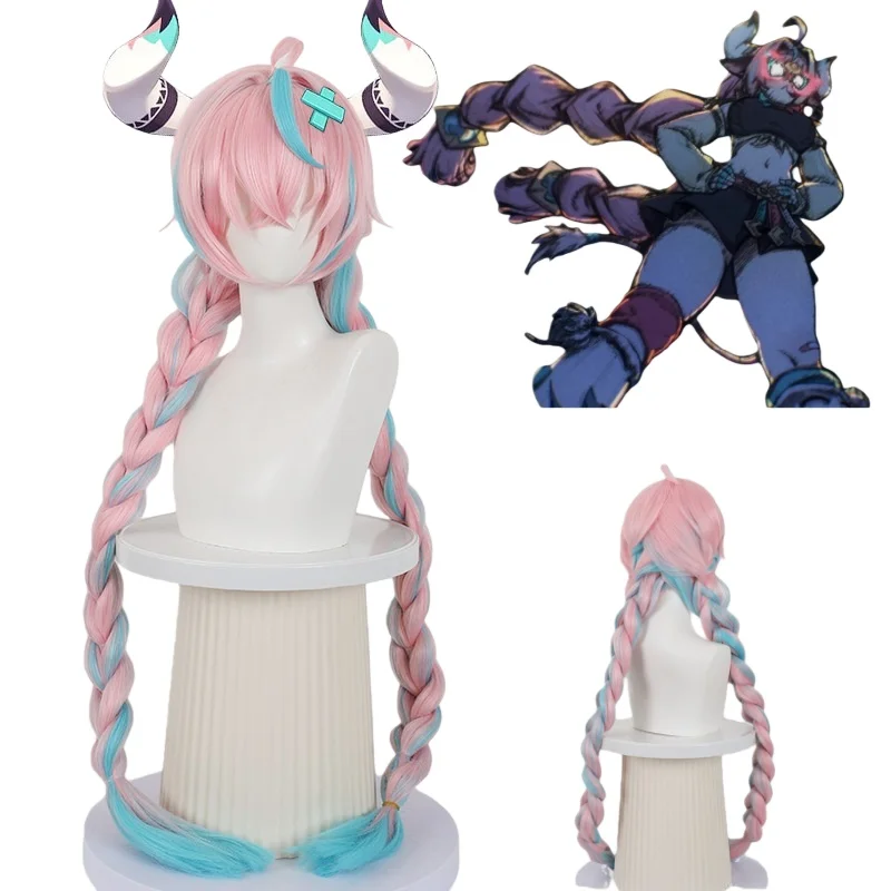 

Genshin Impact Varesa Cosplay Wig Anime Game Varesa Hair Halloween Party Prop Headgear