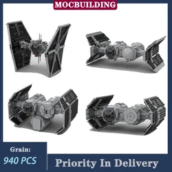 MOC Space Movie TIE Building Blocks Boarding Craft Model Shuttle Transport Aircraft Architecture Collection Toy Gifts