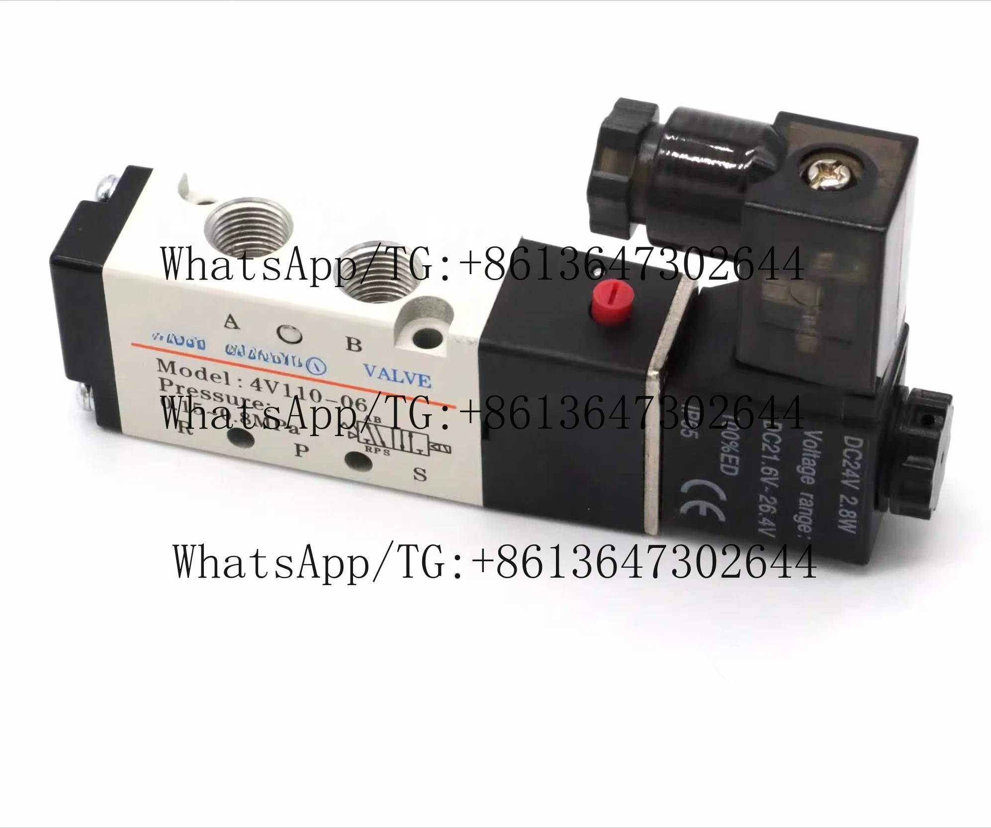 

Two position five way single coil solenoid valve 4V110-06 4V11006B/A 4V110-M5