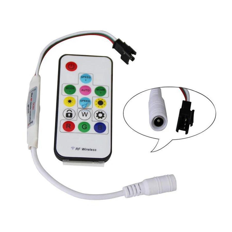 

1Set 2812 2811 RF LED Controller Mini 5-24V14Keys 21keys Streamer Lights DC Head Control Wireless Dream Color Strip