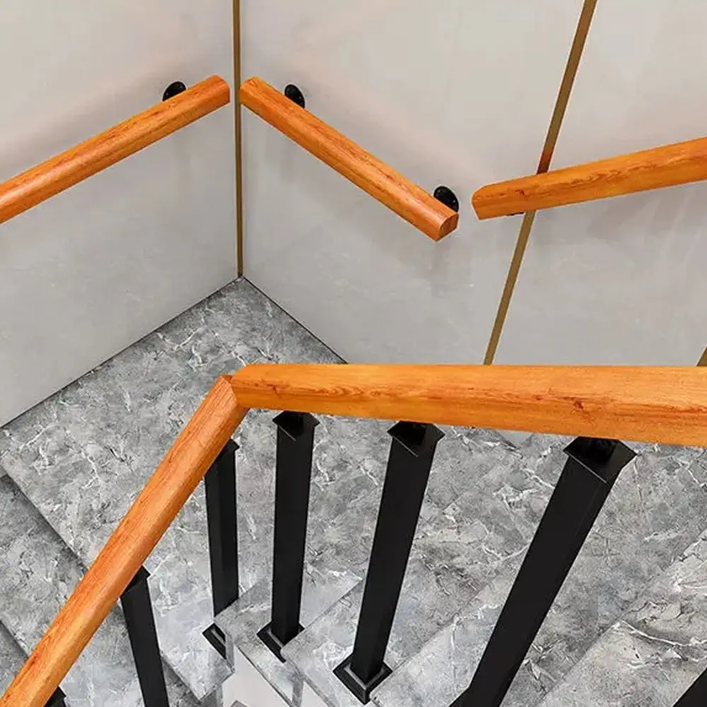 1Pcs 85x4cm Stair Handrail Guardrail Modern Style Anti Slip Wrought Iron Stair Column Simple Metal Baluster
