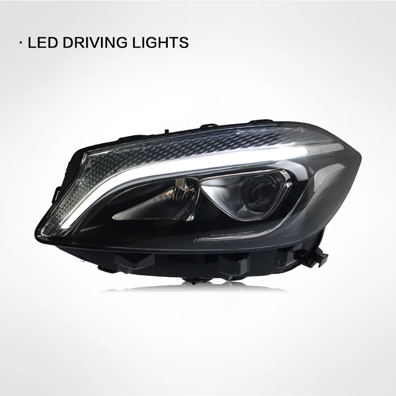 For Mercedes Benz A-Class W176 2013-2018 Headlamp Assembly A180 Full LED Headlight Daytime Lamp Turn Signal