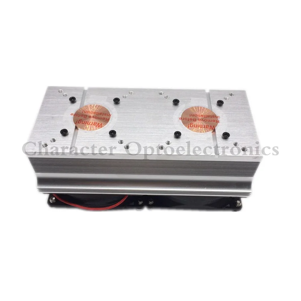 100W 200W High Power LED Heatsink cooling with fans 44mm/57mm Lens +Reflector Bracket