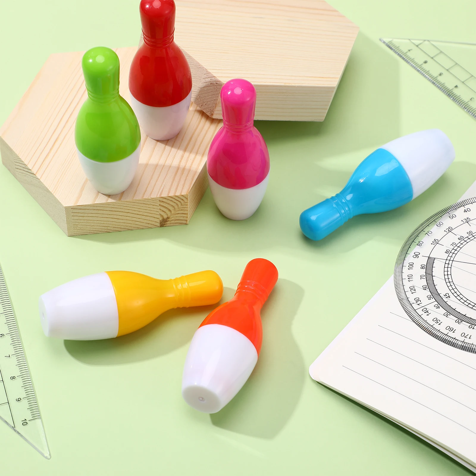 

15 Pcs Bowling Ball Pen Accessories for Kids Girl Unique Mini Retractable Student Prns Pin