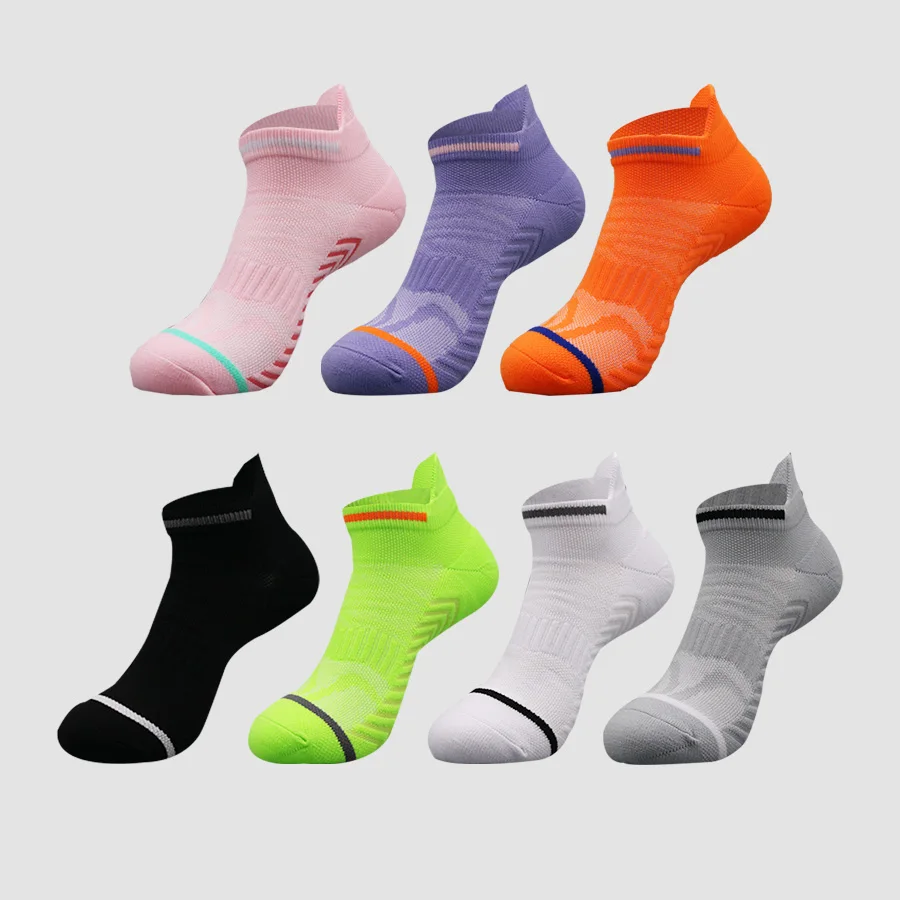 

Мужские черно-белые хлопковые носки, крутые однотонные дышащие спортивные носки для бега, большие размеры, 1 пара