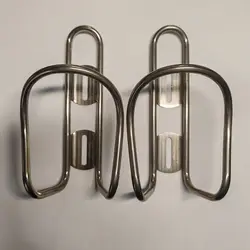 [1/2 Pack]Ultralight Bottle Holder for Bike Titanium Water Bottle Cage Bicycle 35g  with Free Bolts Universal MTB Road Bike