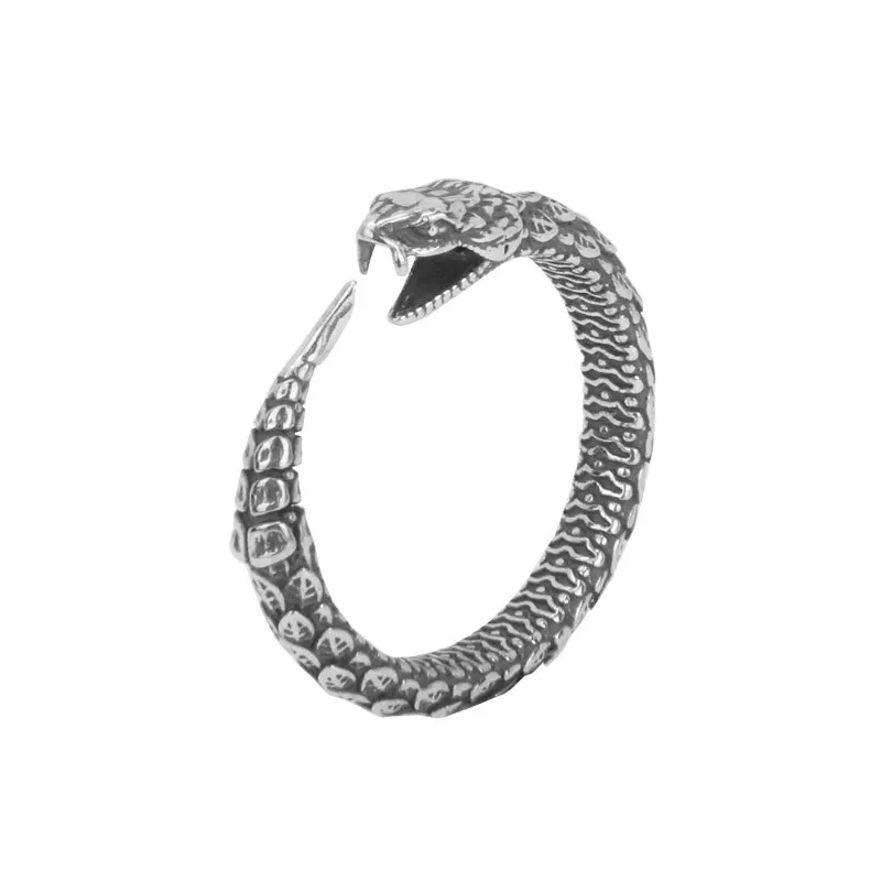 

Snake Year Gifts Uglyless Creative Snake Rings Women Snakes Rings Thai Silver 925 Sterling Silver Animals Jewelry Exotic Rings